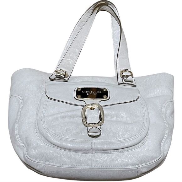 Michael Kors Soft Leather Ivory Large Bag - Picture 1 of 11